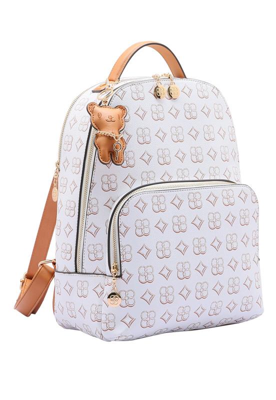 micchan Mochila vira bolsa impermeável com pompom CYC-9098 - Mn Mochilas | ZAX